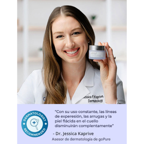 Crema Anti-Arrugas GoPure: Cuello Firme, Piel Joven