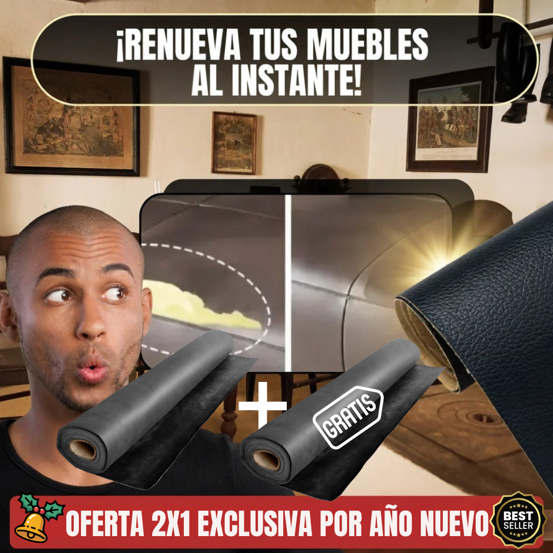 OFERTA 2X1 |  Rollo Adhesivo de Cuero (50 CM X 137 CM) | OFERTA AÑO NUEVO