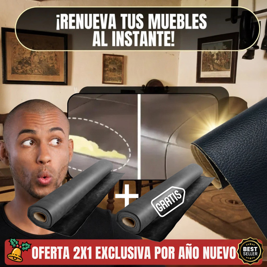 OFERTA 2X1 |  Rollo Adhesivo de Cuero (50 CM X 137 CM) | OFERTA AÑO NUEVO