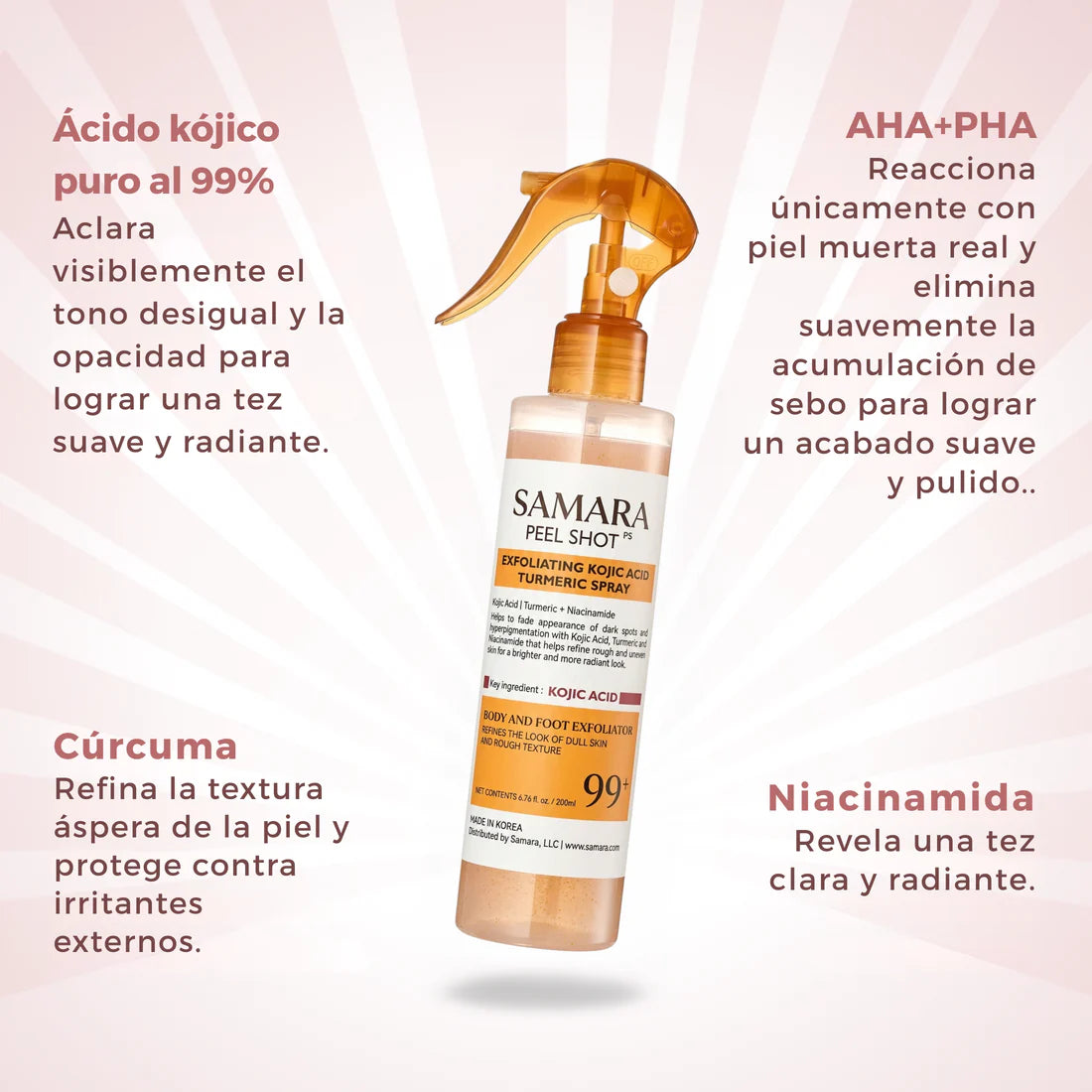 Spray Exfoliante Turmeric